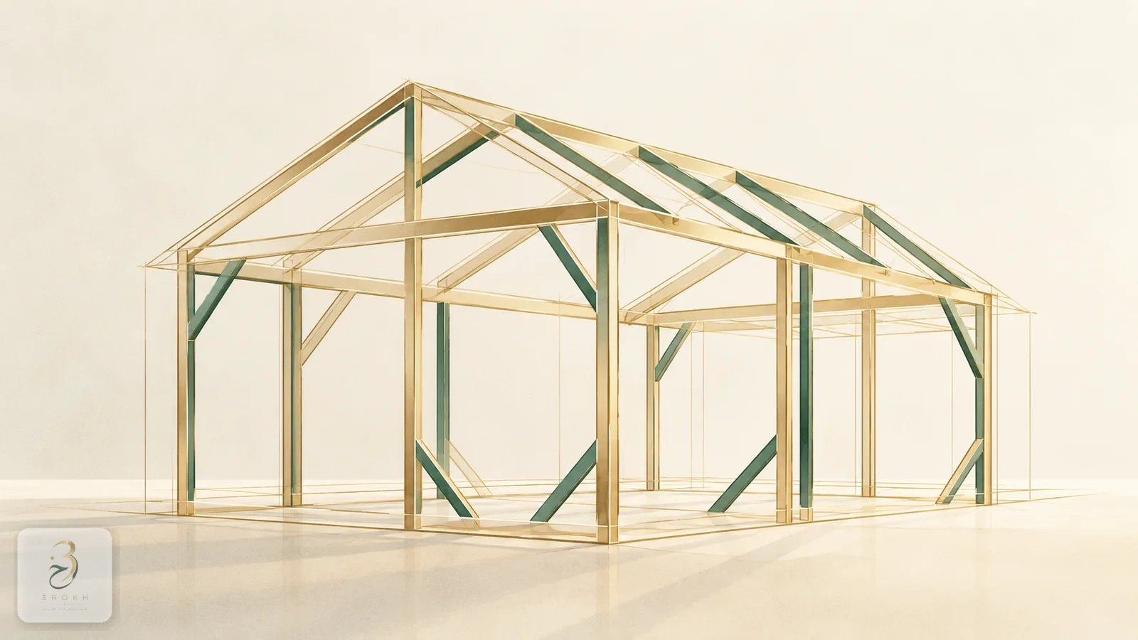 An abstract frame with extra supporting beams being added, representing additional structural work