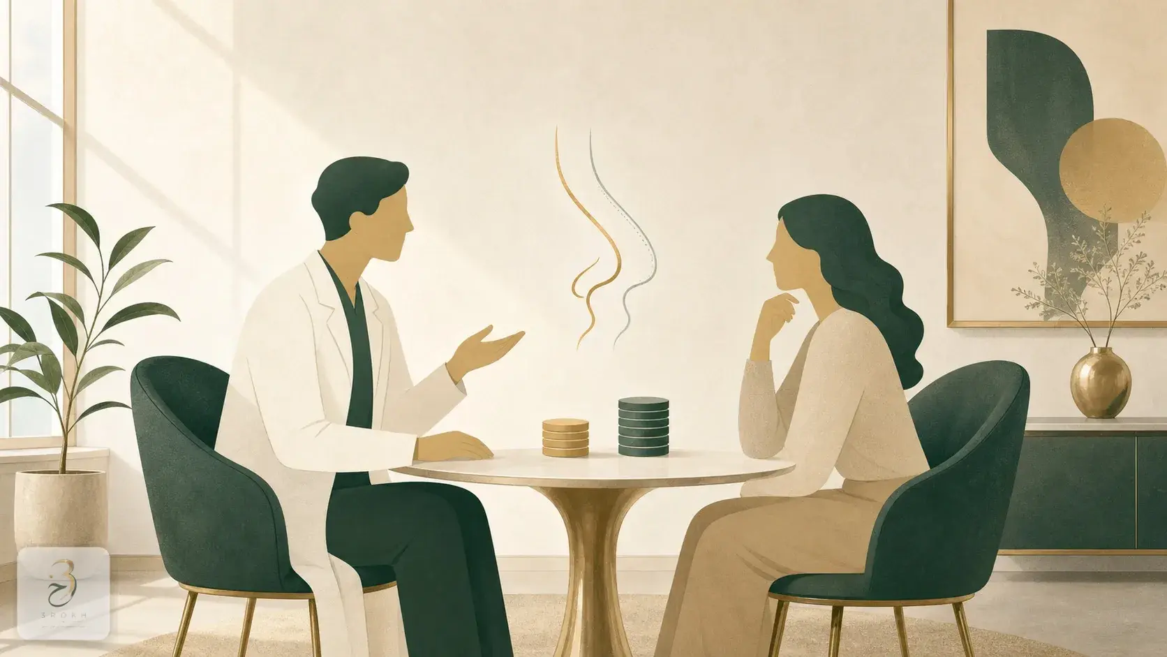 استشارة أولية لتقييم تكلفة جراحة تجميل الأنف الثانية