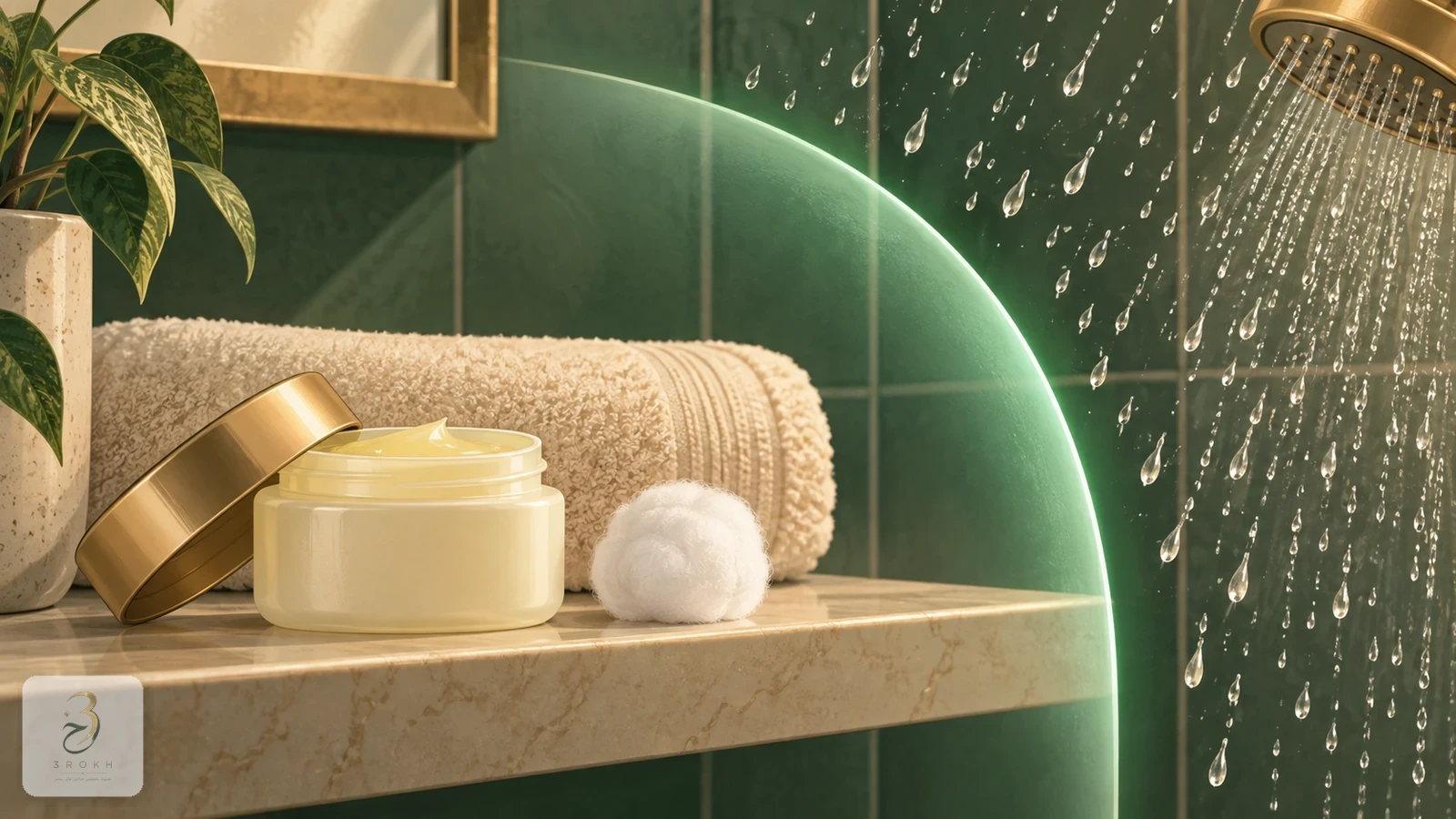 Simple items used to protect an ear from shower water