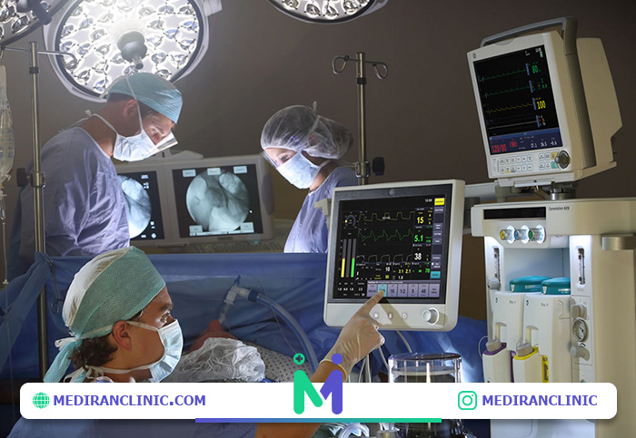 دستگاه بیهوشی در عمل بینی