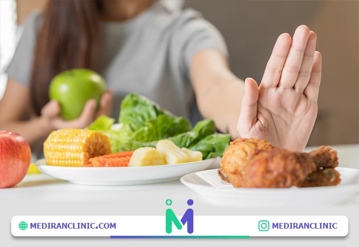 تغذیه قبل عمل بینی