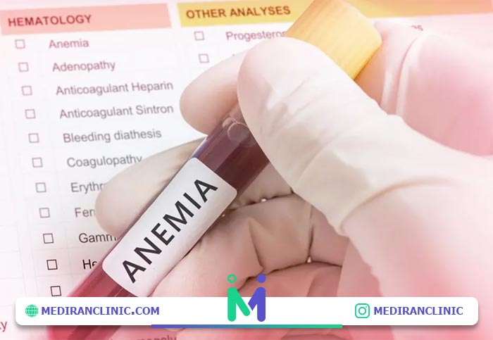 آزمایش کم خونی در عمل بینی