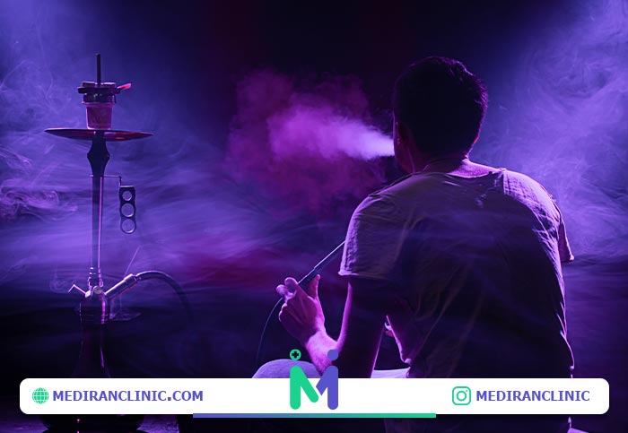 قلیان کشیدن بعد عمل بینی