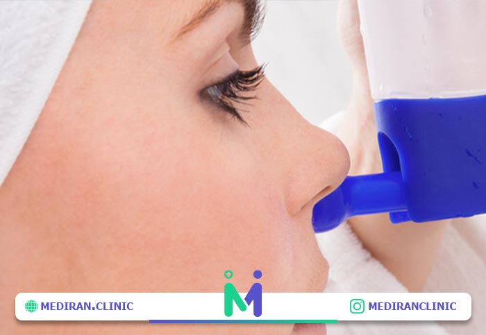 شست شوی بینی بعد عمل