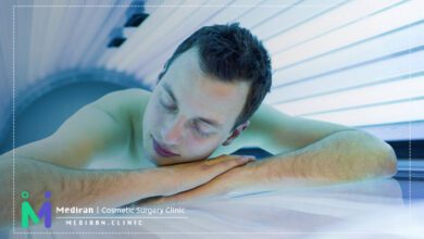 سولاریوم قیل عمل بینی