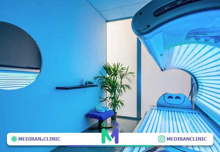 سولاریوم قبل و بعد عمل بینی