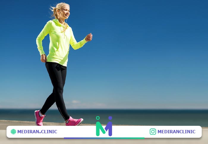 پیاده روی بعد از عمل بینی
